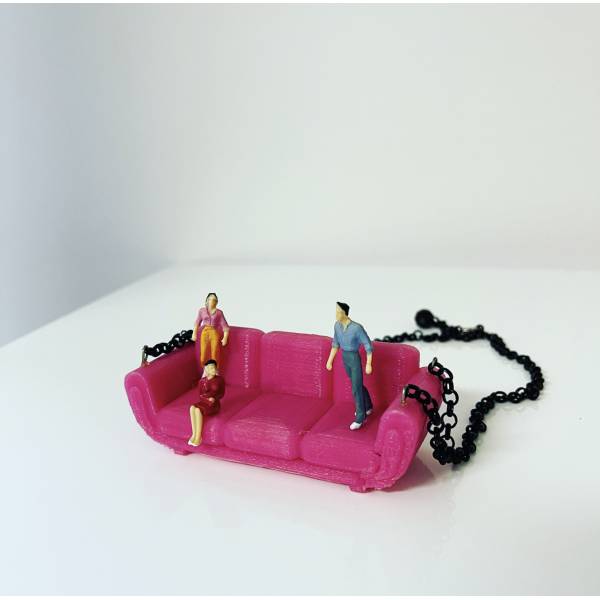 COLLANA DIVANO FUCSIA