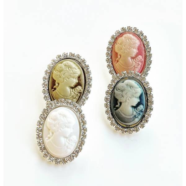 ORECCHINI CAMMEO CRYSTAL