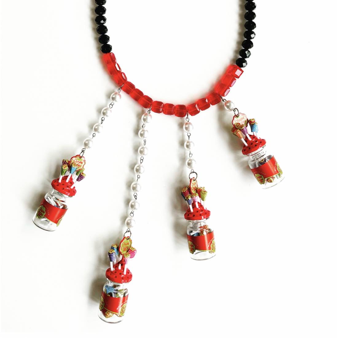 COLLANA CHUPA CHUPS RED