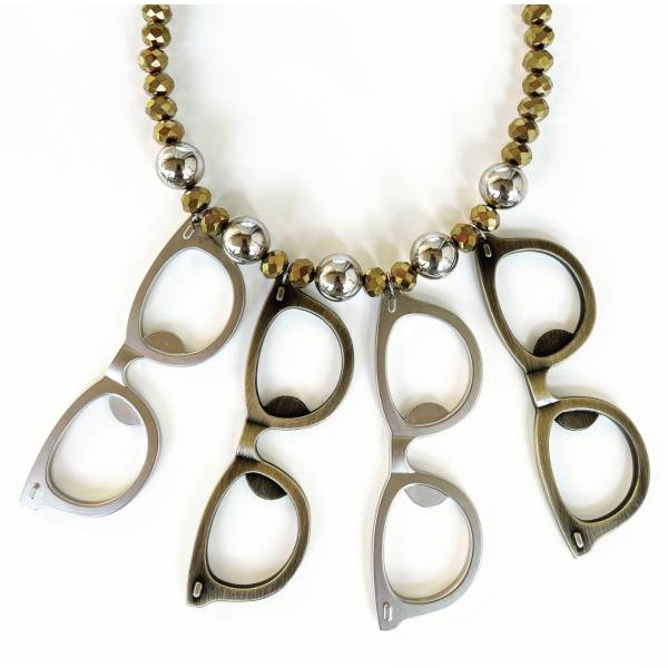 COLLANA OCCHIALI ARGENTO E... 2