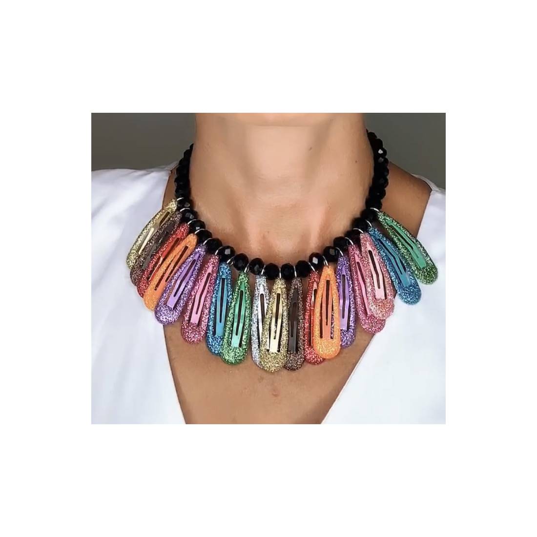 COLLANA PINZE CRYSTAL