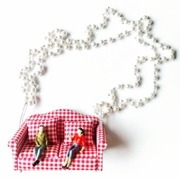 COLLANA DIVANO ROSSO
