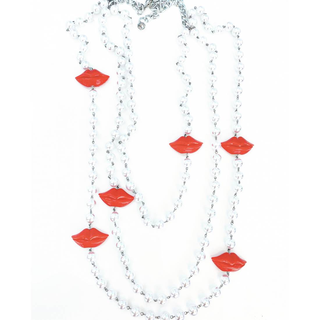 COLLANA BOCCHE ROSSE