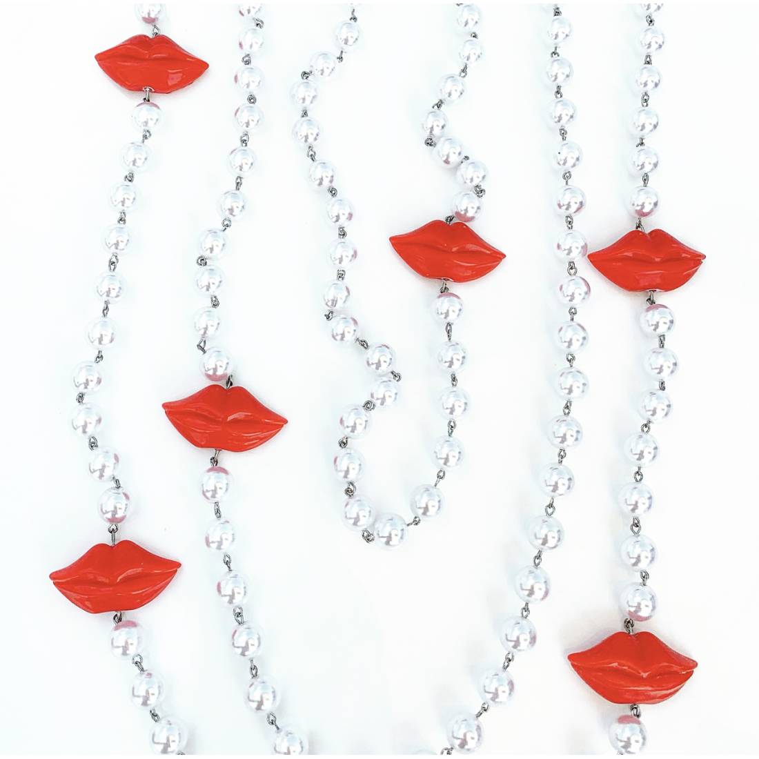 COLLANA BOCCHE ROSSE
