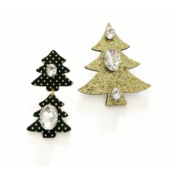 ORECCHINI ALBERO ORO E...