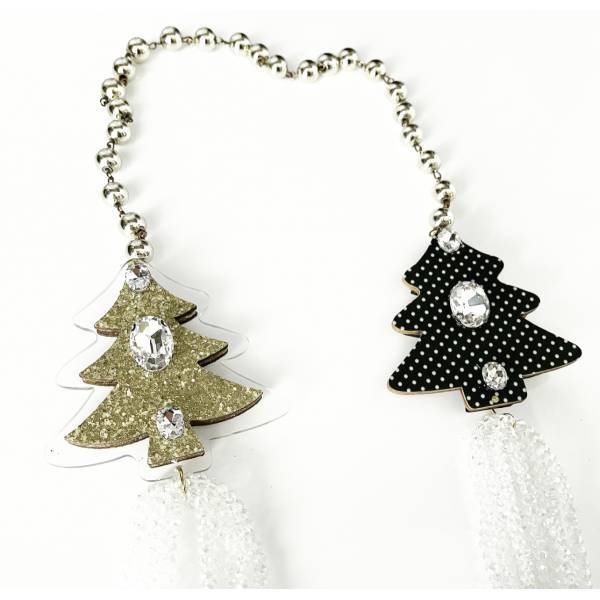 COLLANA ALBERO NATALE ORO E...