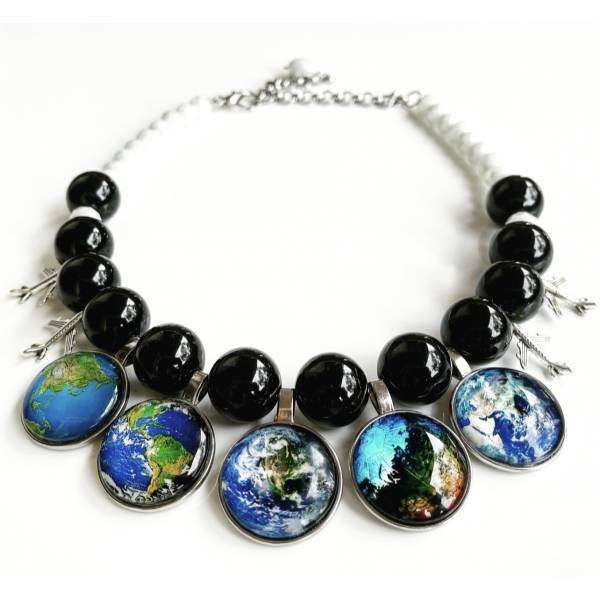 COLLANA VIAGGIO MONDO BLACK