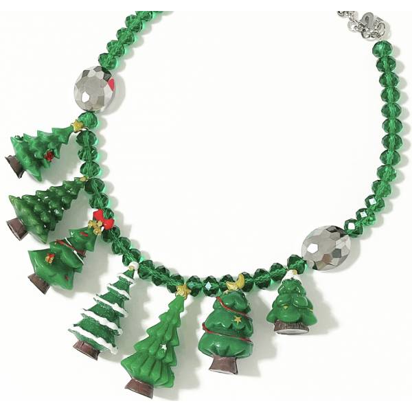 COLLANA ALBERI VERDI GIROCOLLO