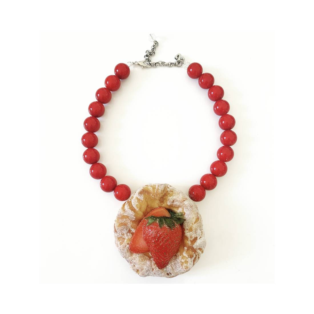 COLLANA TORTINA ALLA FRUTTA FRAGOLA