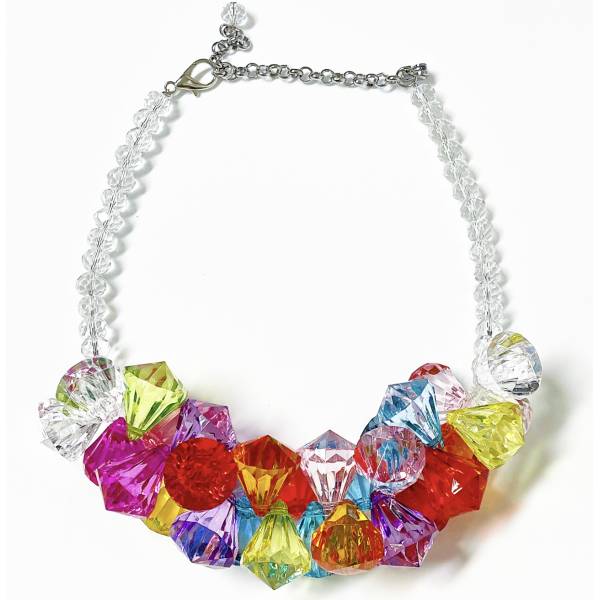 COLLANA DIAMANTI COLORATI