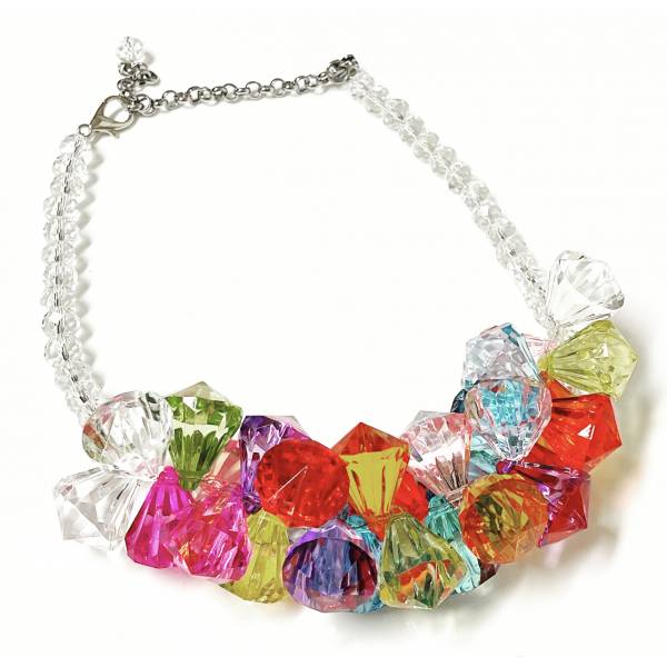 COLLANA DIAMANTI COLORATI 2