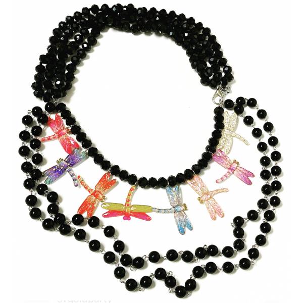 COLLANA LIBELLULE CANGIANTI 2