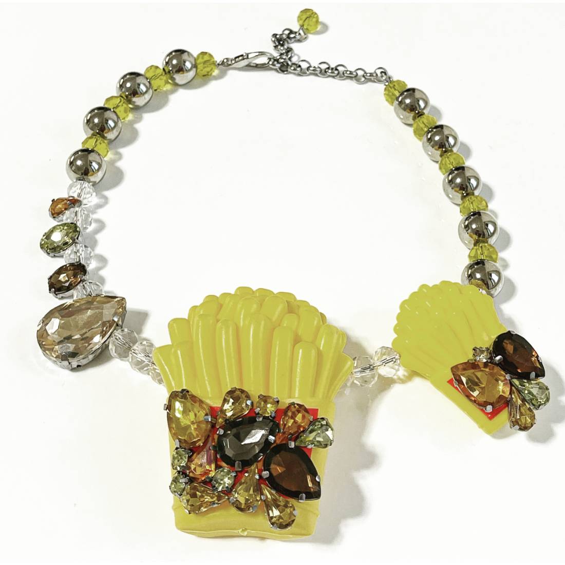 COLLANA PATATINE FRITTE CRYSTAL