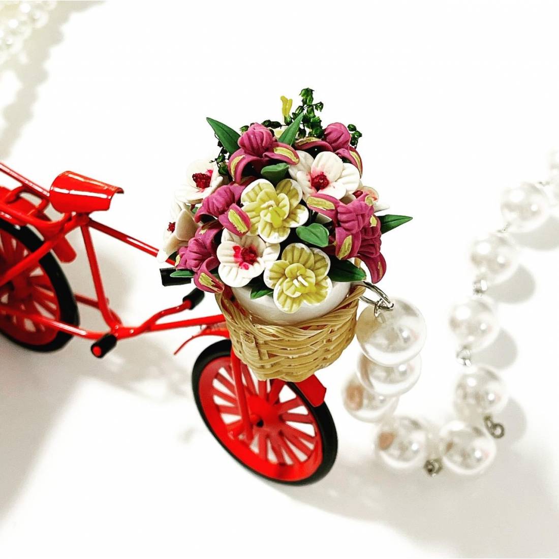 COLLANA BICI ROSSA