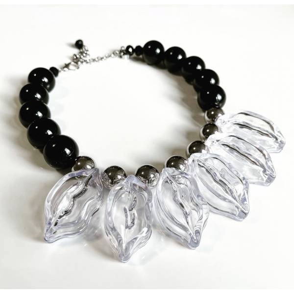 COLLANA BOCCHE TRASPARENTI