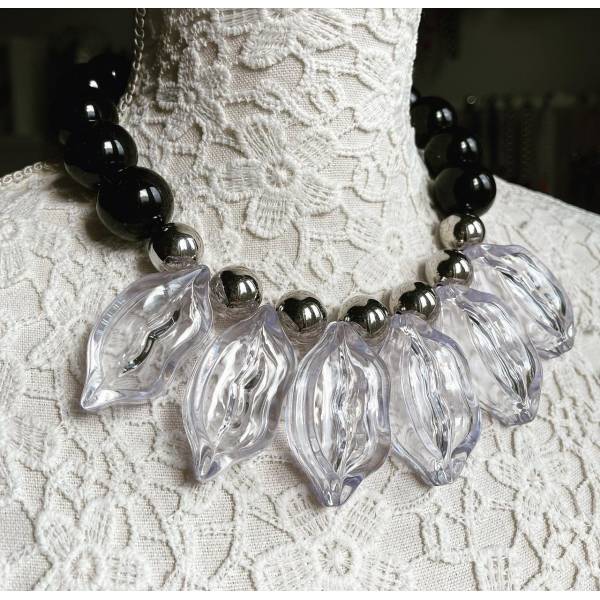 COLLANA BOCCHE TRASPARENTI 2