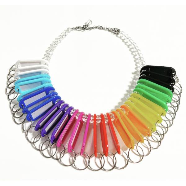 COLLANA PORTACHIAVI COLOR