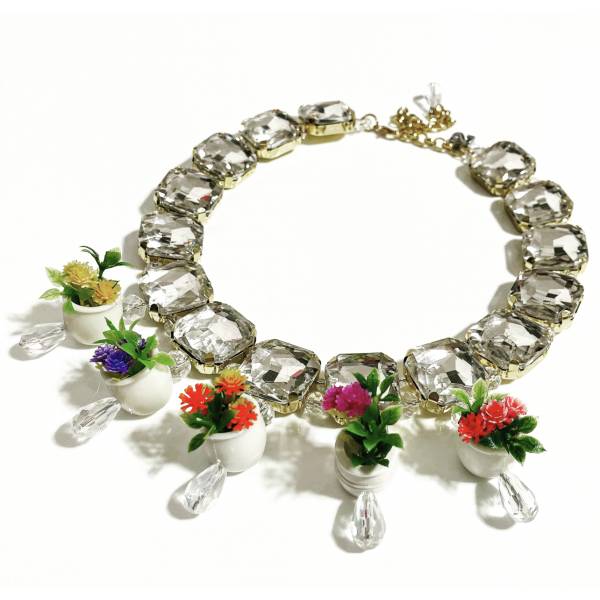 COLLANA PIANTINE CRISTALLO 2