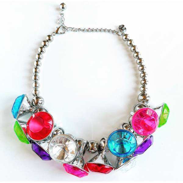 COLLANA ANELLI COLOR
