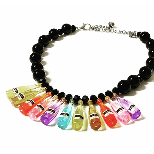 COLLANA MINI BOTTIGLIE COLOR 2