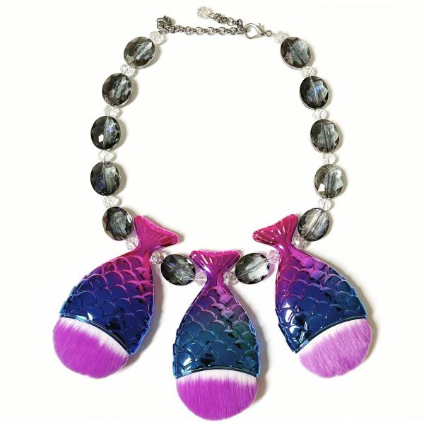 COLLANA PESCI VIOLA MAKE-UP