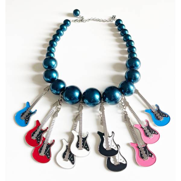 COLLANA CHITARRE METAL