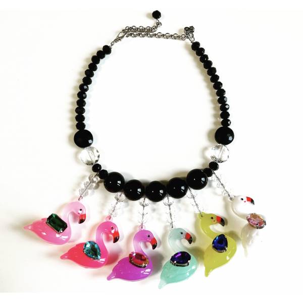 COLLANA FENICOTTERI CRYSTAL...