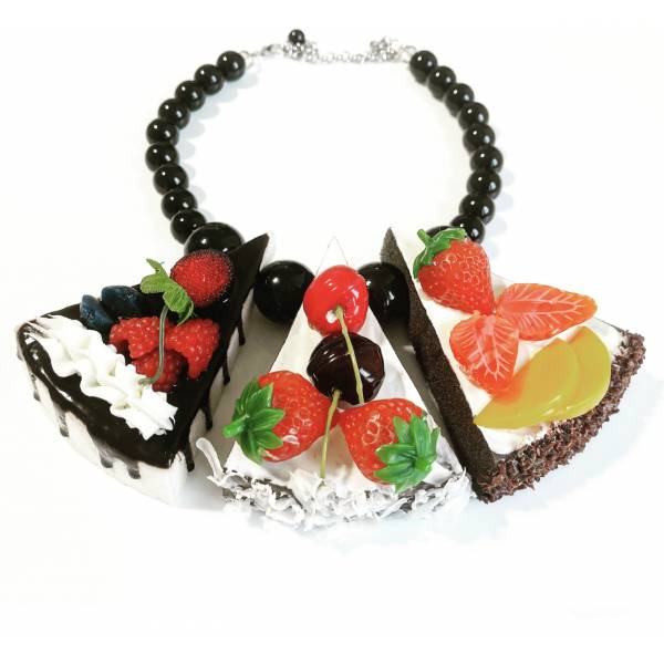 COLLANA TRE FETTE DI TORTA