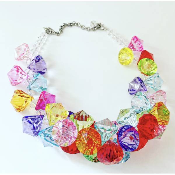 COLLANA DIAMANTI COLOR...