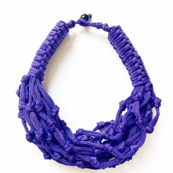 COLLANA NODI VIOLA