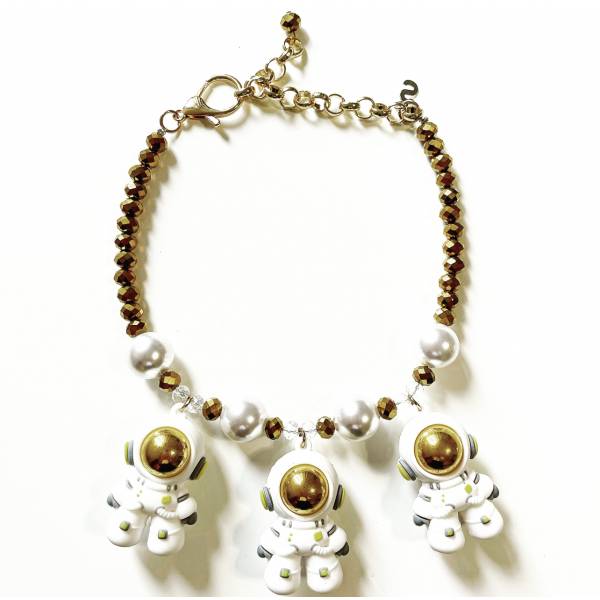 COLLANA ASTRONAUTA GOLD