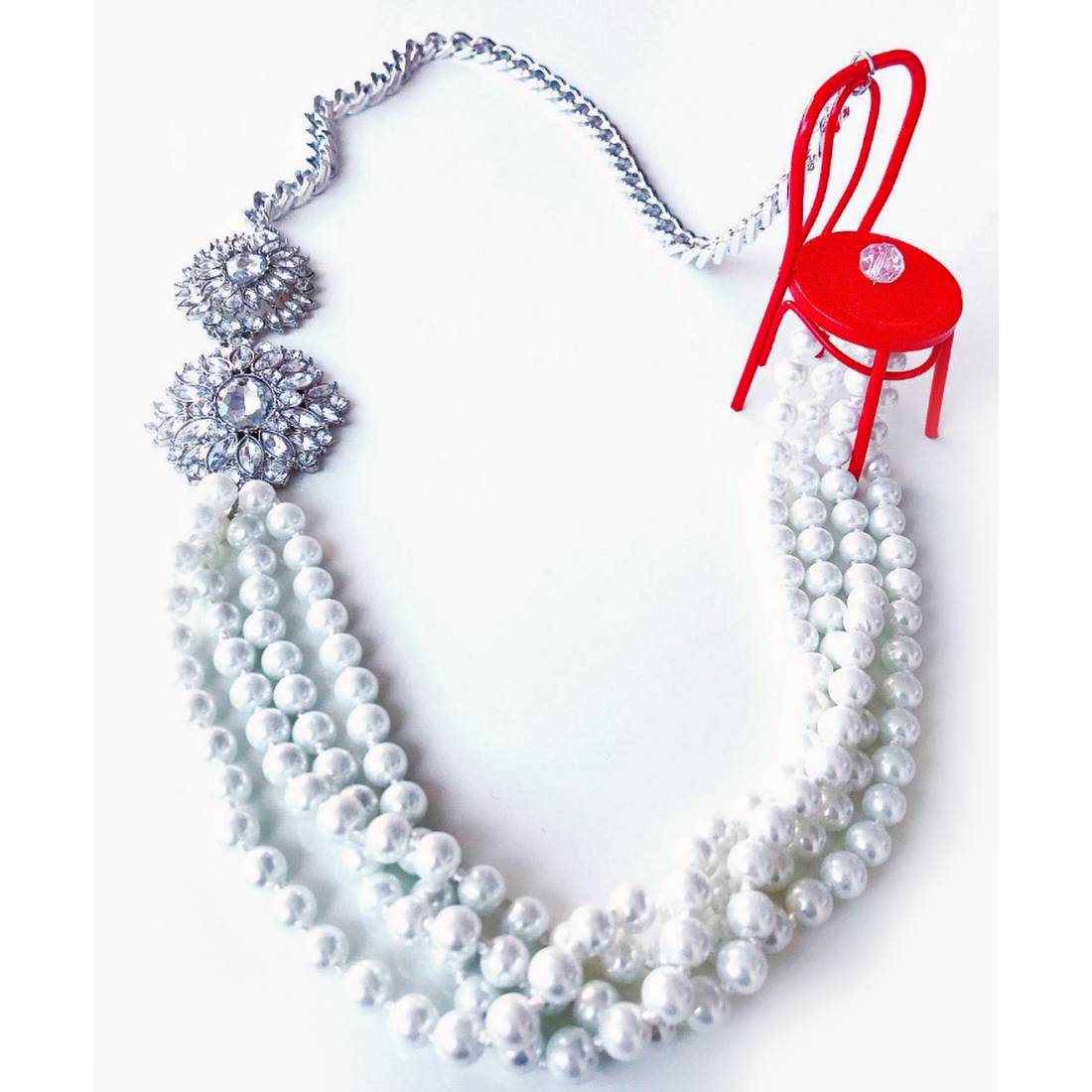 COLLANA SEDIA ROSSA
