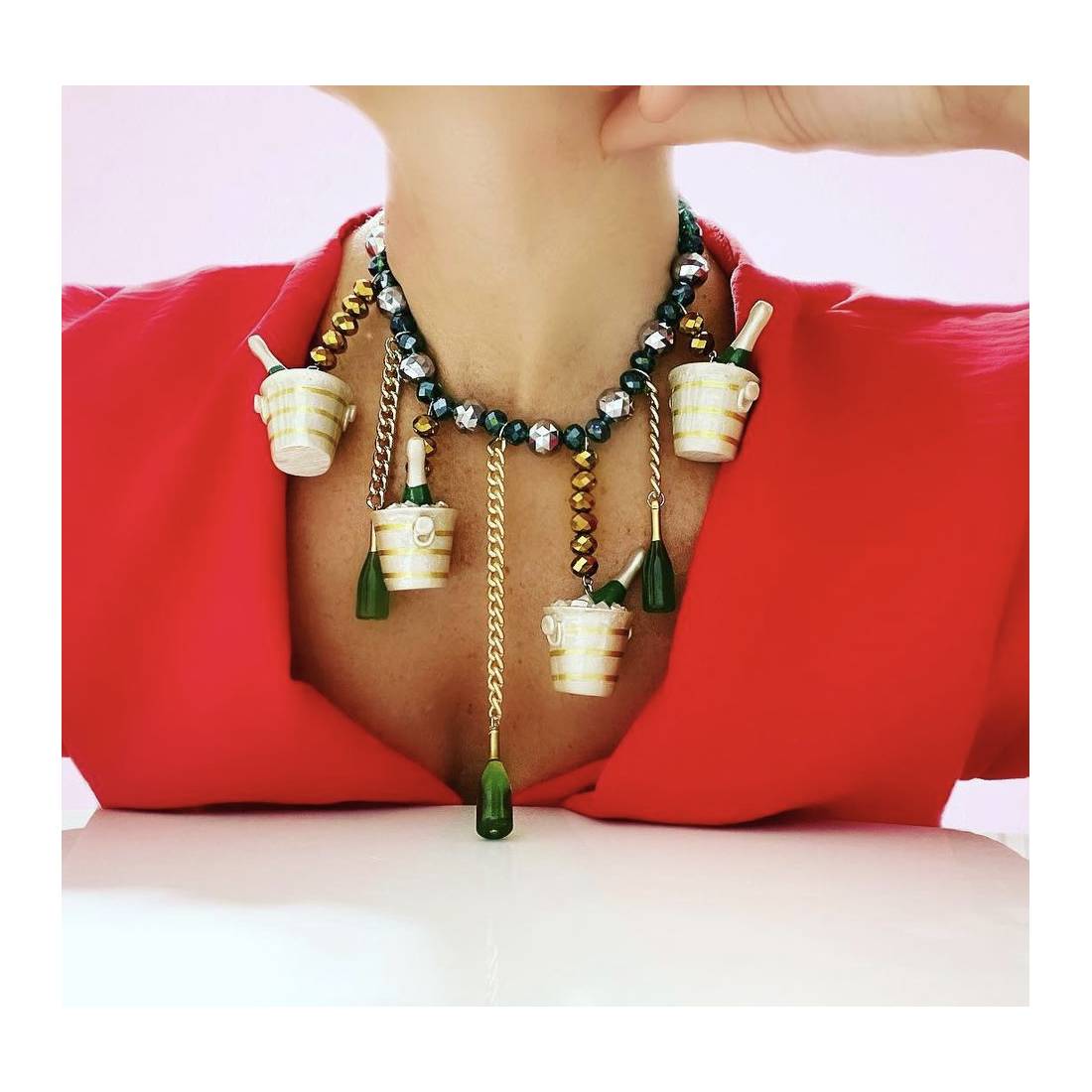 COLLANA CHAMPAGNE GLACETTE