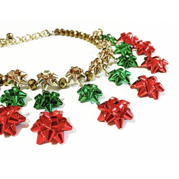 COLLANA FIOCCHI NATALE