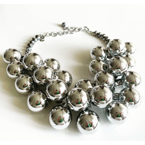 COLLANA BOLLE ARGENTO