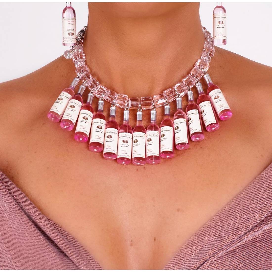 COLLANA VINO ROSA