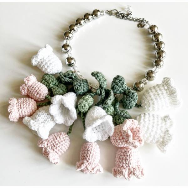 COLLANA CAMPANELLE TESSUTO
