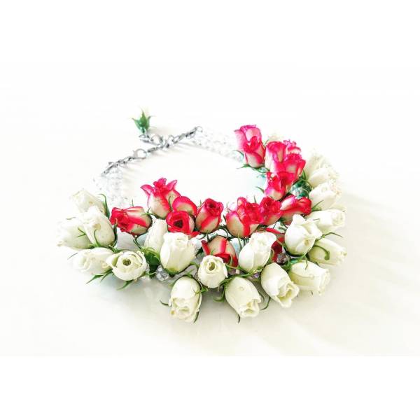COLLANA DOPPIA ROSE RUGIADA