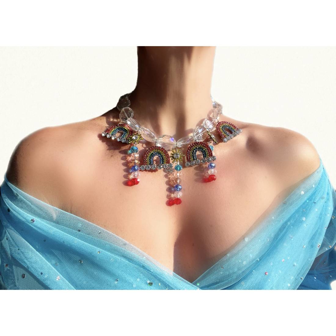 COLLANA ARCOBALENI CRYSTAL