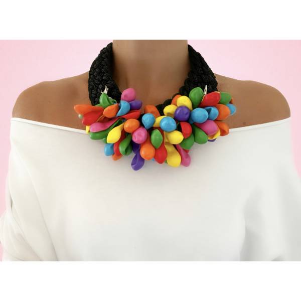 COLLANA PALLONCINI BLACK 2