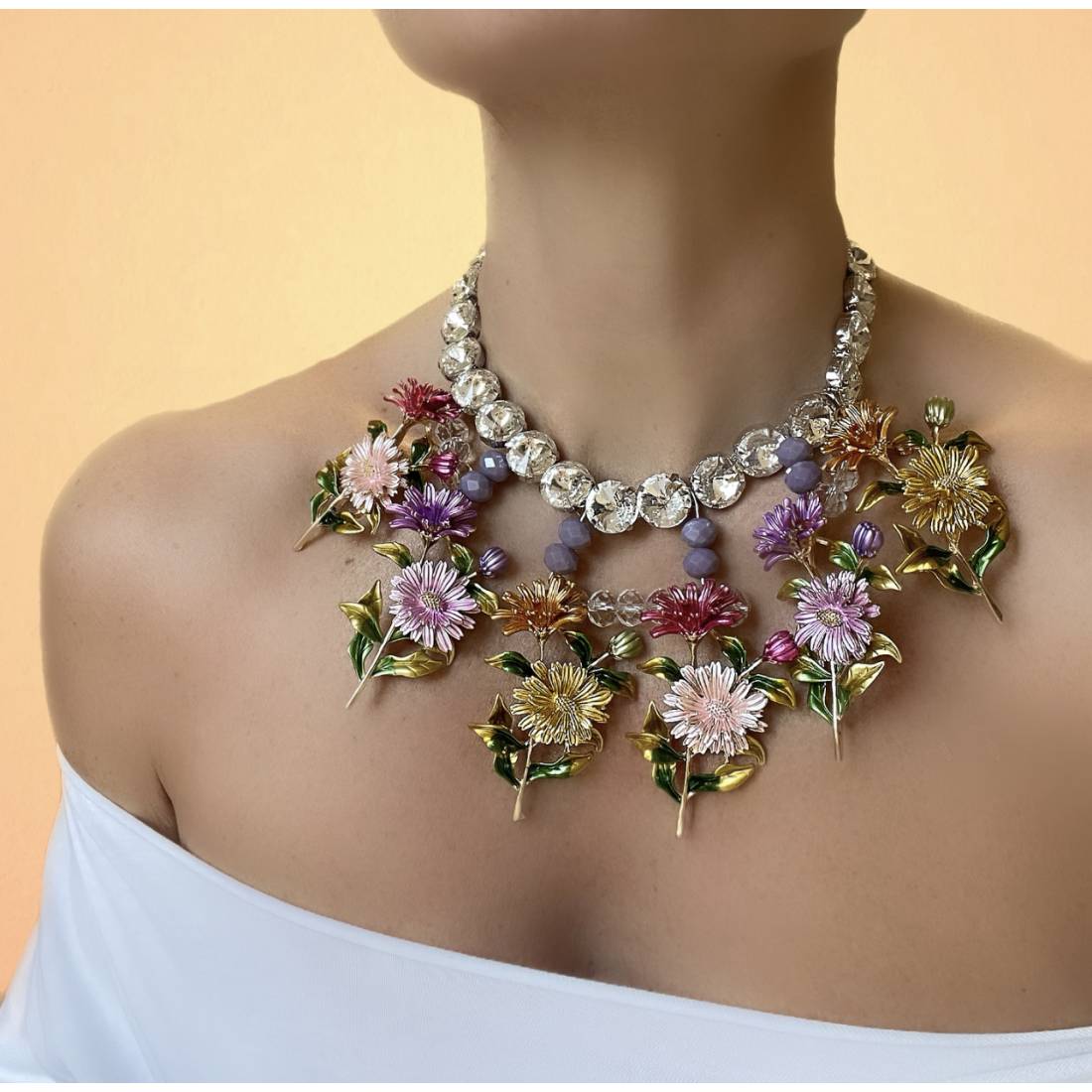 COLLANA BOUQUET CRYSTAL