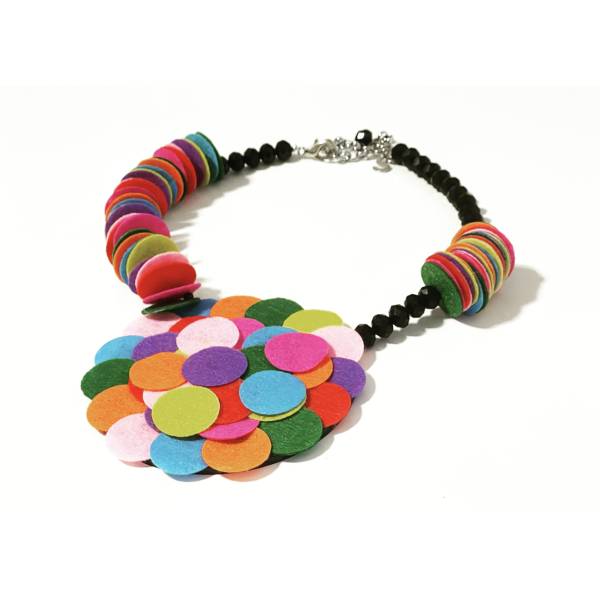 COLLANA CORIANDOLI COLOR