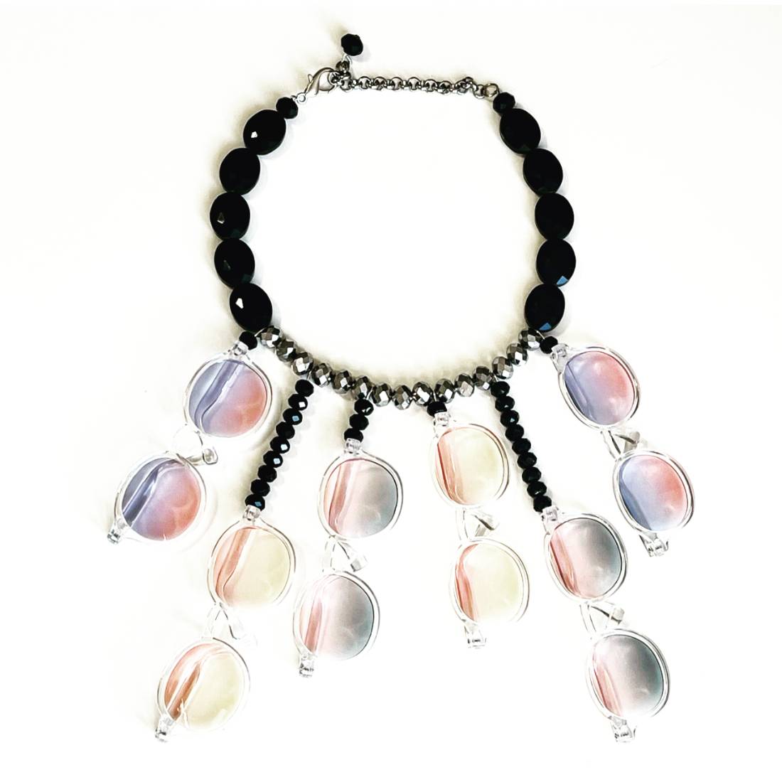 COLLANA OCCHIALI DA SOLE TRASPARENTI