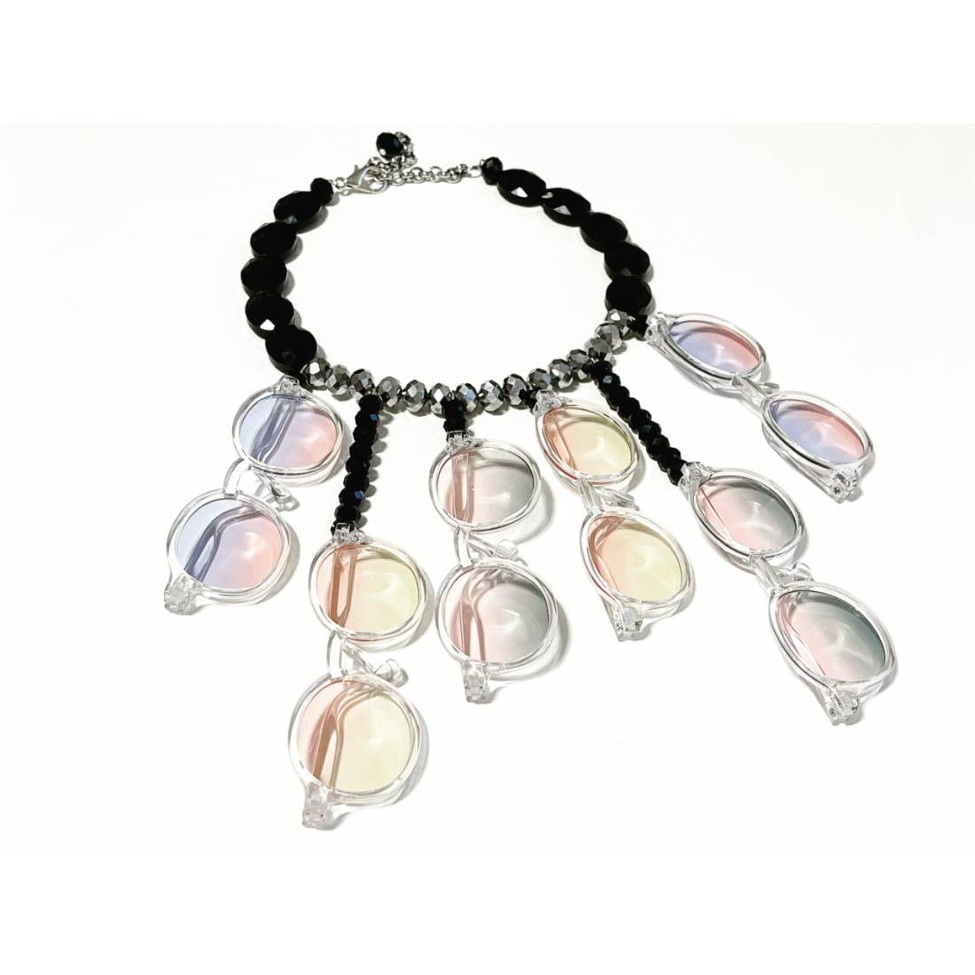 COLLANA OCCHIALI DA SOLE TRASPARENTI