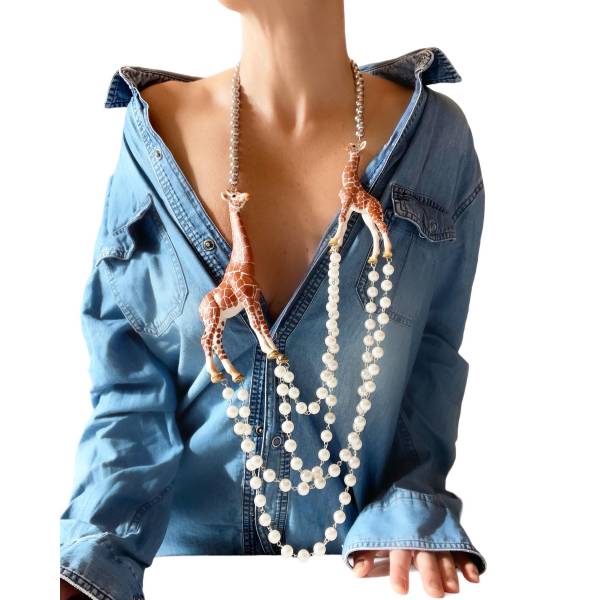 COLLANA DUE GIRAFFE 2