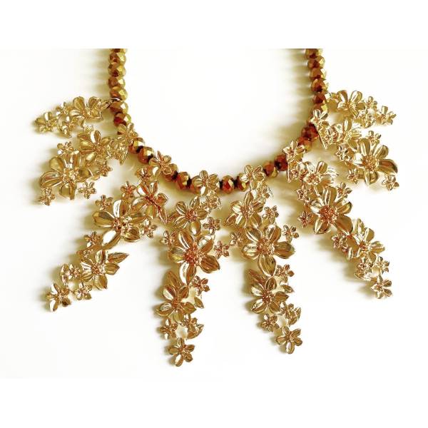 COLLANA FIORI GOLD