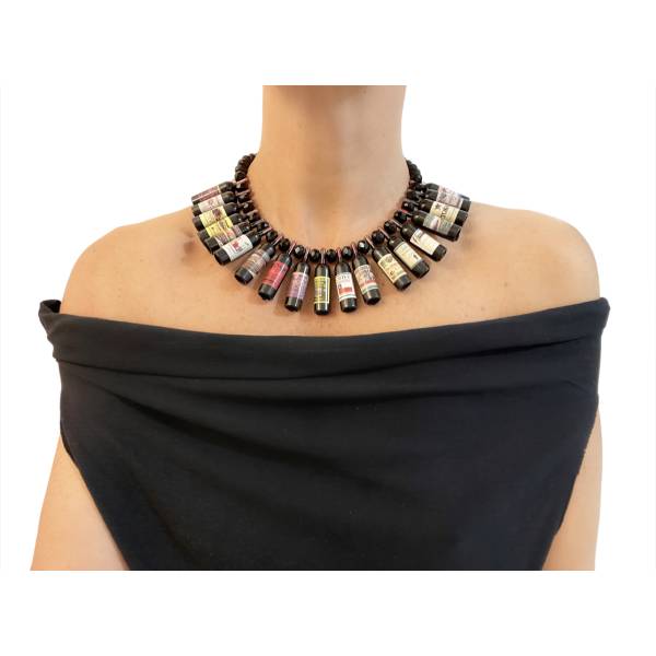 COLLANA VINO GIROCOLLO BLACK