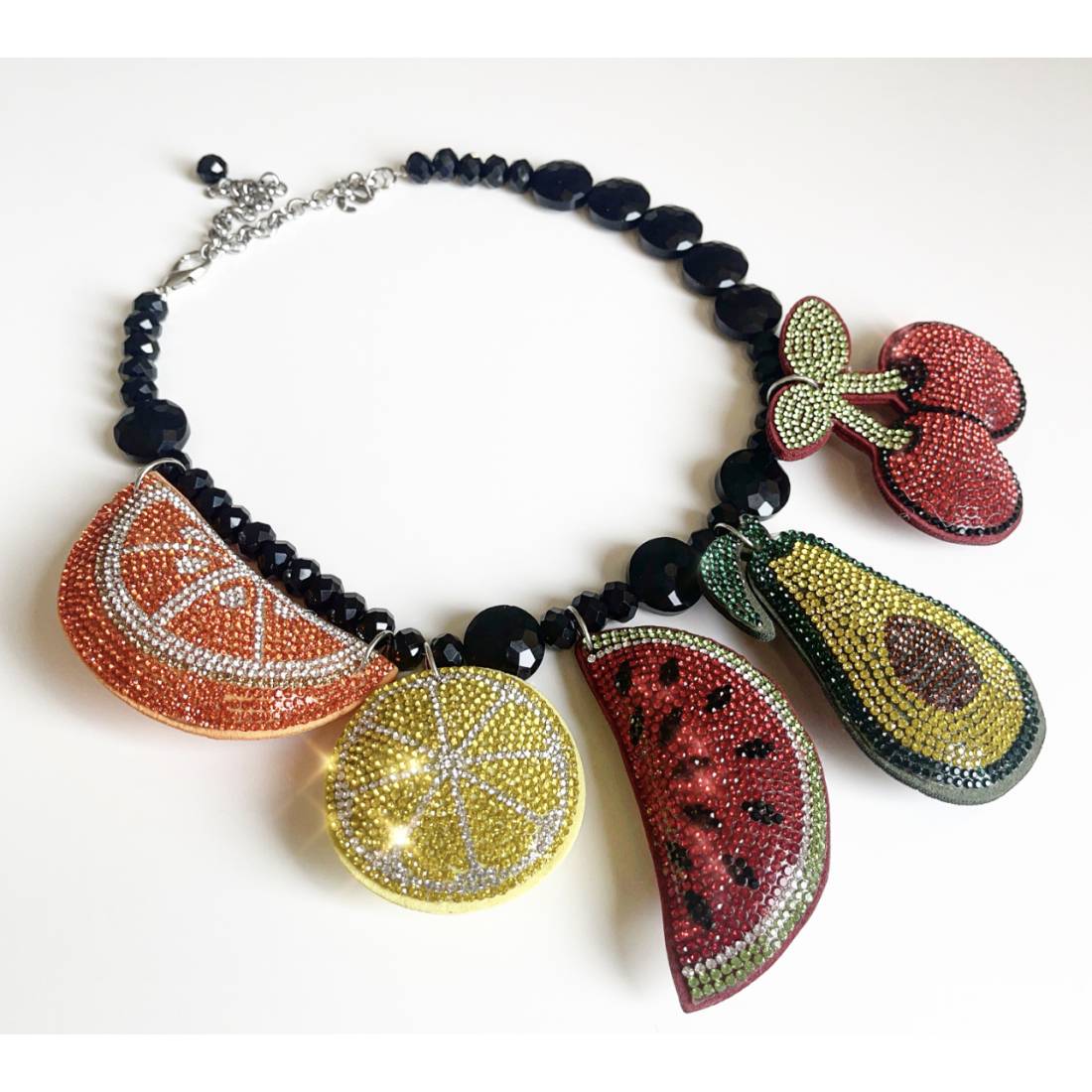 COLLANA FRUTTA GLITTER