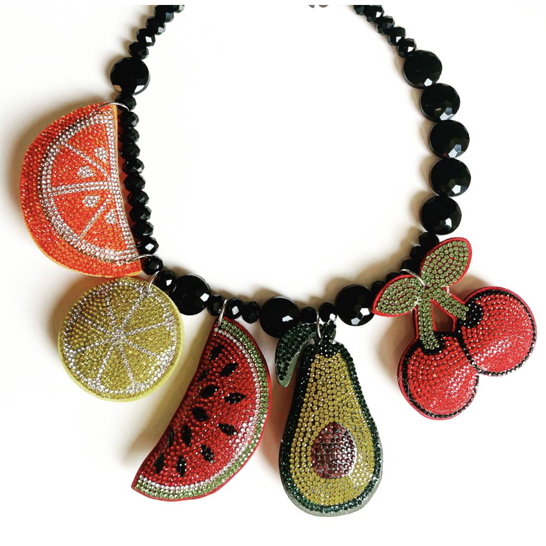 COLLANA FRUTTA GLITTER
