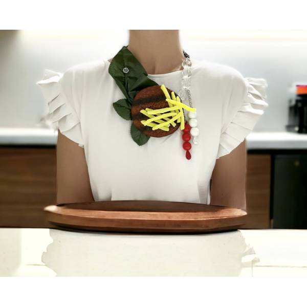 COLLANA HAMBURGER SCOMPOSTO